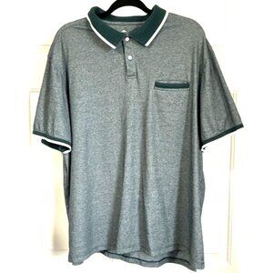 01. ALGO Performance Polo 2XL Green Moisture Wicking Fuze Technology‎